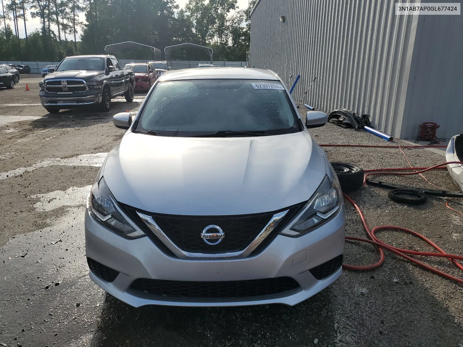 2016 Nissan Sentra S VIN: 3N1AB7AP0GL677424 Lot: 62397294