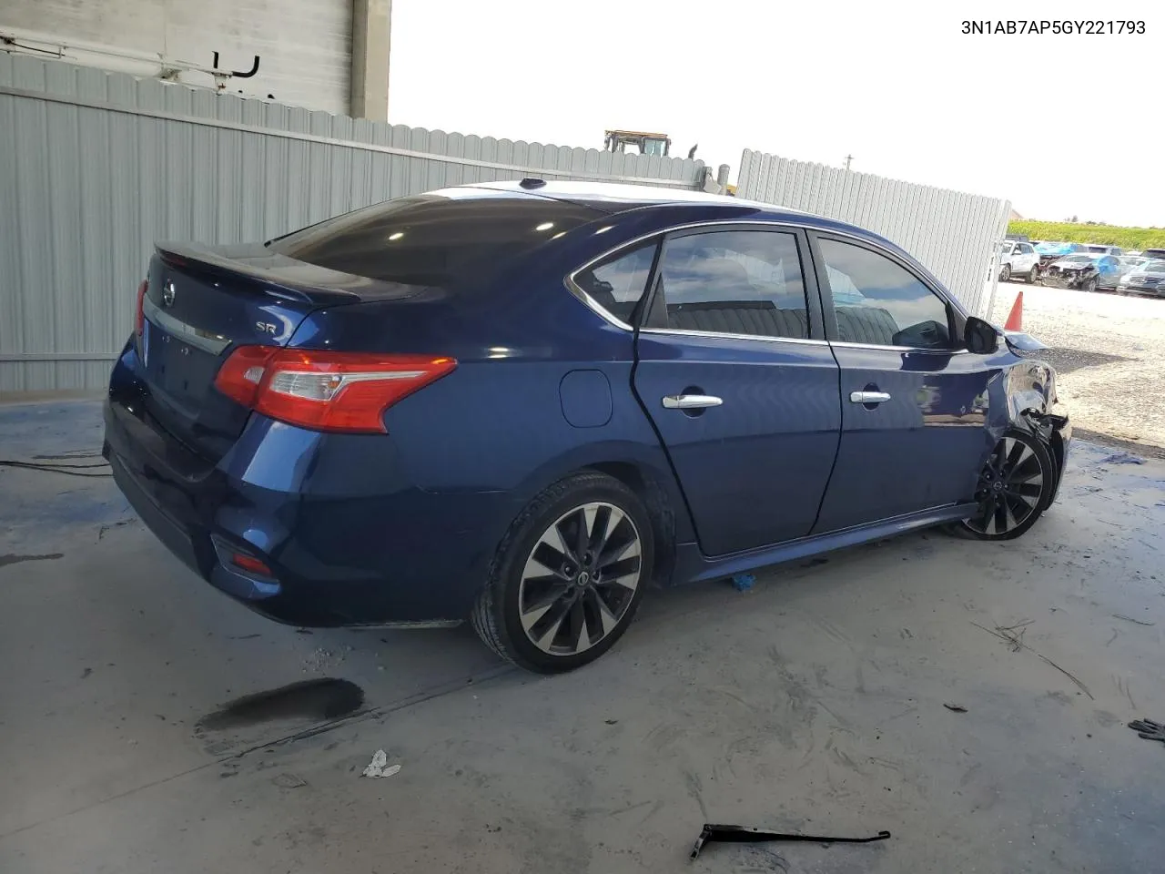 2016 Nissan Sentra S VIN: 3N1AB7AP5GY221793 Lot: 62640894