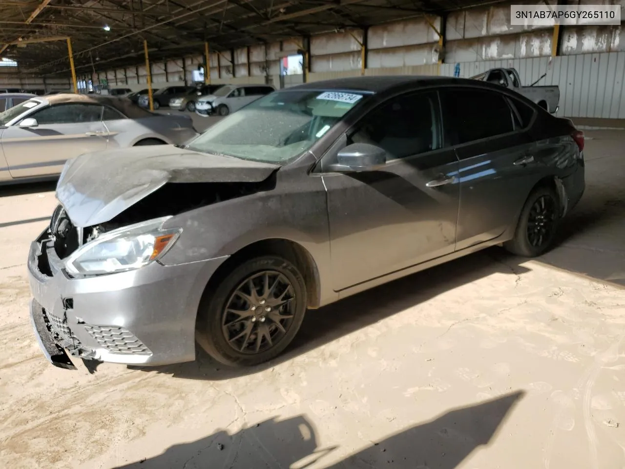 3N1AB7AP6GY265110 2016 Nissan Sentra S