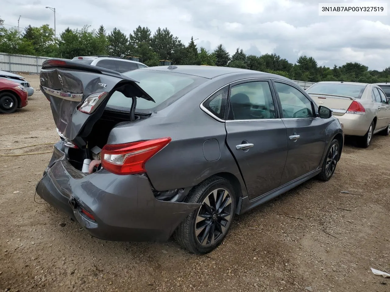 2016 Nissan Sentra S VIN: 3N1AB7AP0GY327519 Lot: 63333354