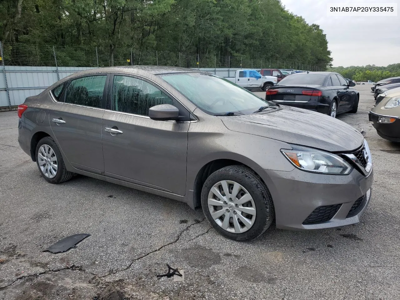 2016 Nissan Sentra S VIN: 3N1AB7AP2GY335475 Lot: 63783004