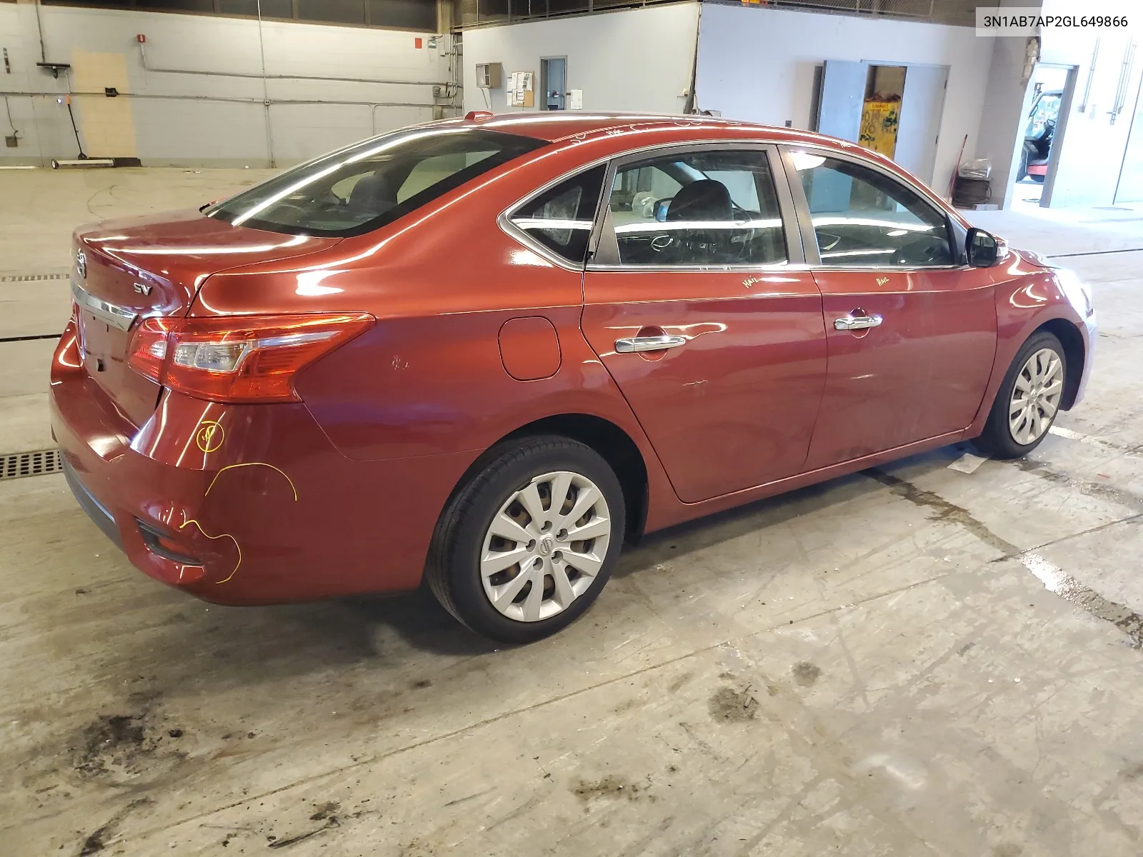 3N1AB7AP2GL649866 2016 Nissan Sentra S