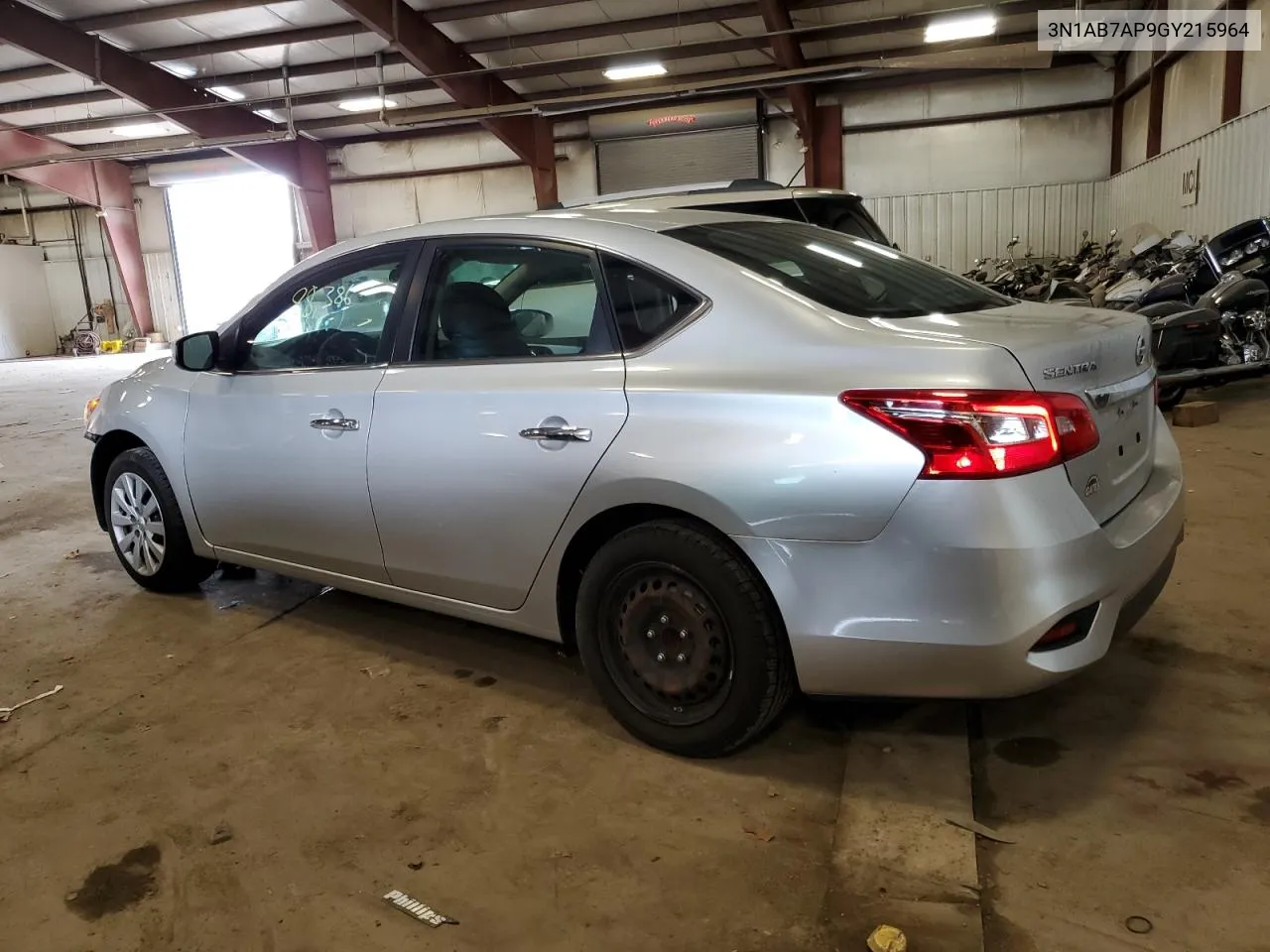 2016 Nissan Sentra S VIN: 3N1AB7AP9GY215964 Lot: 63967874