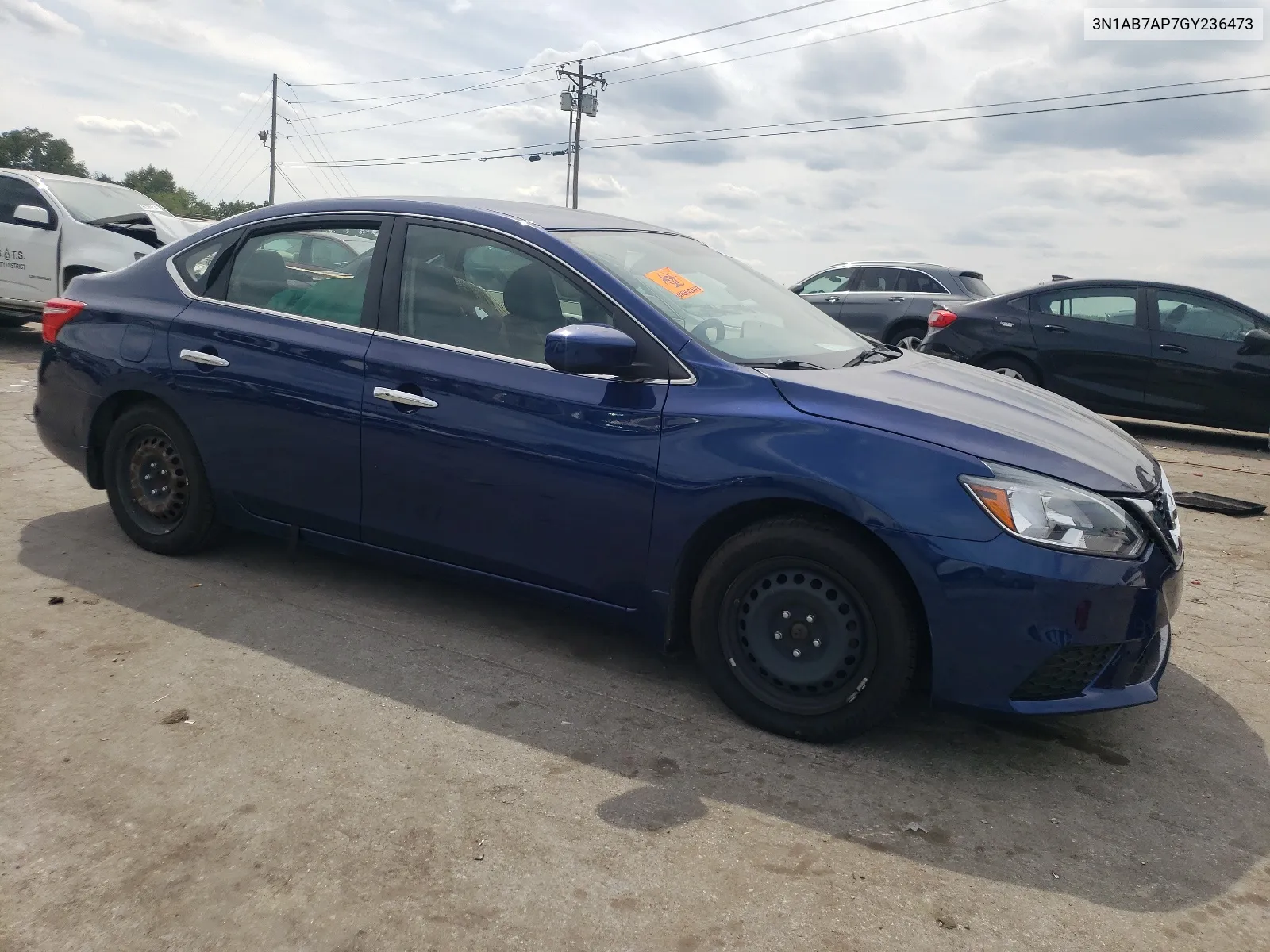 2016 Nissan Sentra S VIN: 3N1AB7AP7GY236473 Lot: 64065004