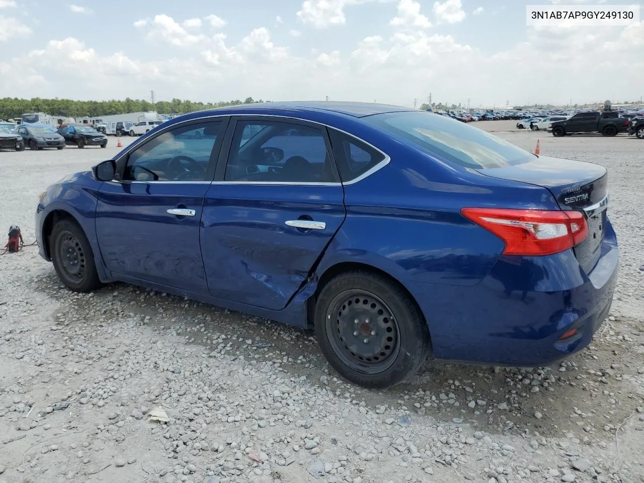 2016 Nissan Sentra S VIN: 3N1AB7AP9GY249130 Lot: 64267544