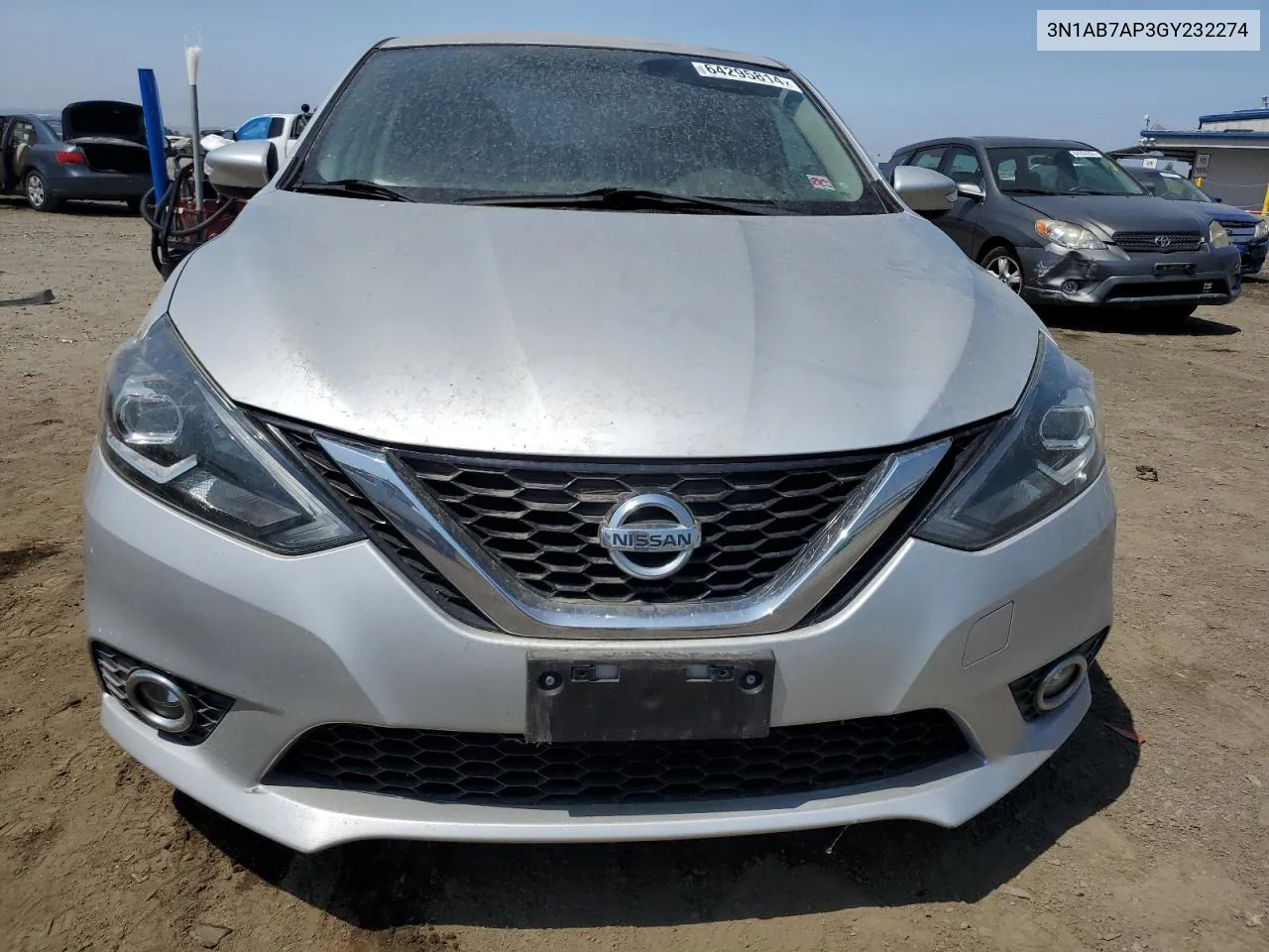 3N1AB7AP3GY232274 2016 Nissan Sentra S