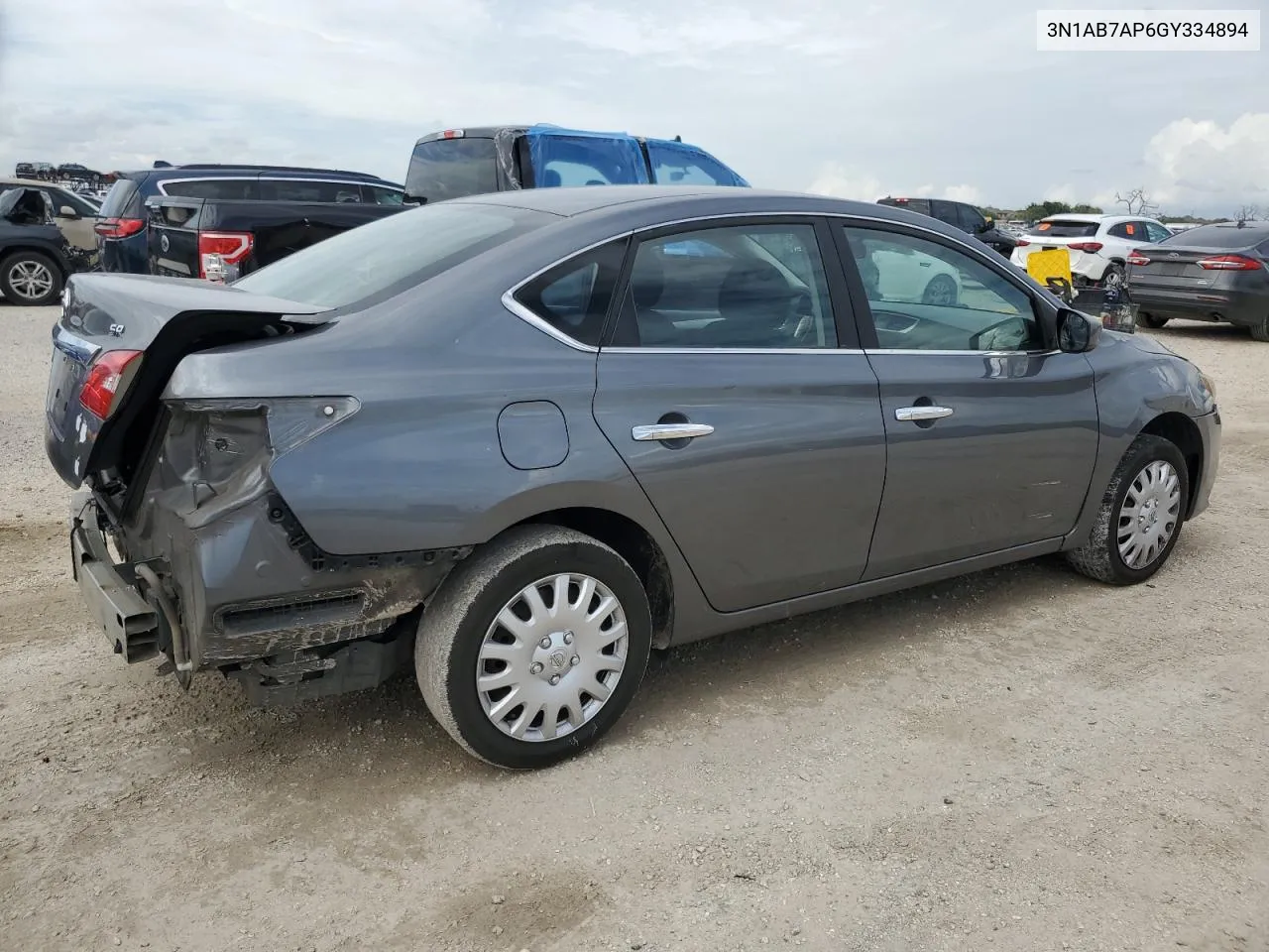 2016 Nissan Sentra S VIN: 3N1AB7AP6GY334894 Lot: 64596484