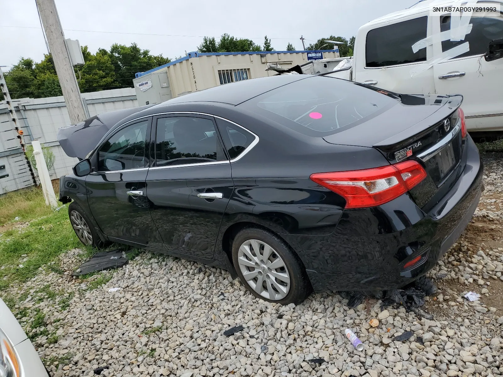 2016 Nissan Sentra S VIN: 3N1AB7AP0GY291993 Lot: 64625784