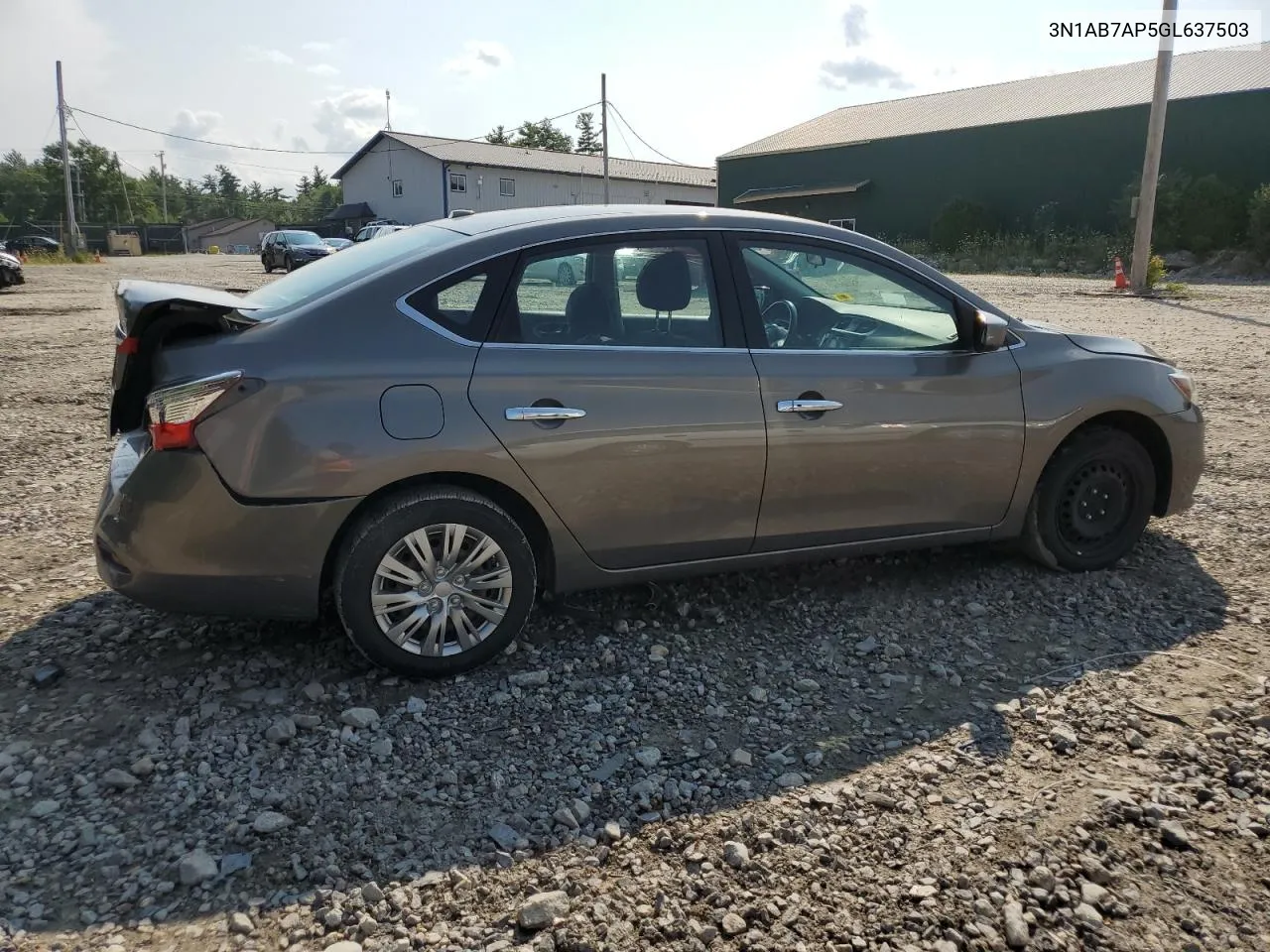 3N1AB7AP5GL637503 2016 Nissan Sentra S