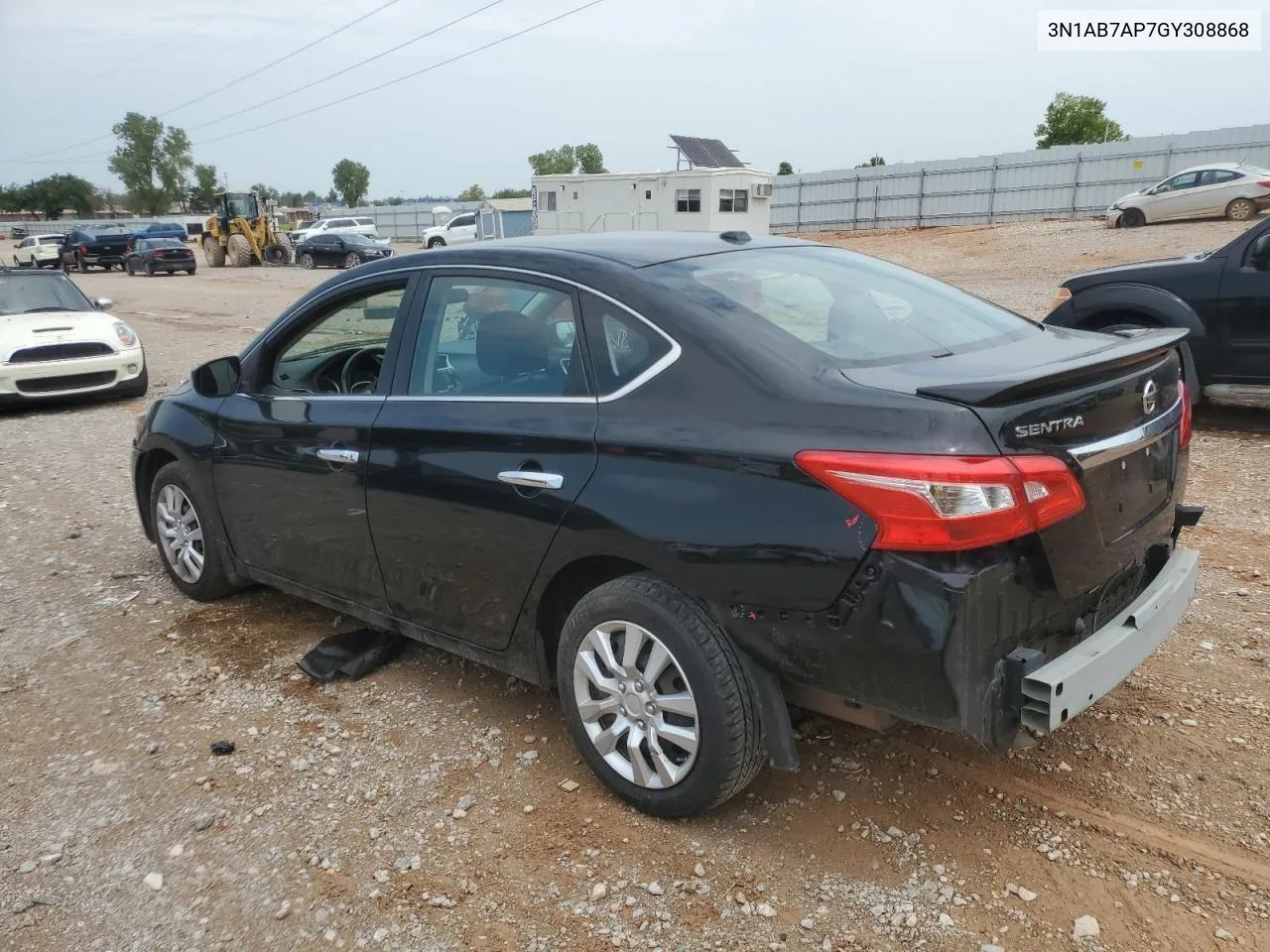 2016 Nissan Sentra S VIN: 3N1AB7AP7GY308868 Lot: 65375764