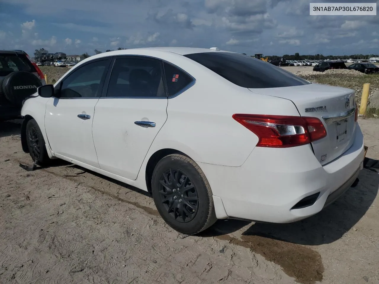 2016 Nissan Sentra S VIN: 3N1AB7AP3GL676820 Lot: 65990054