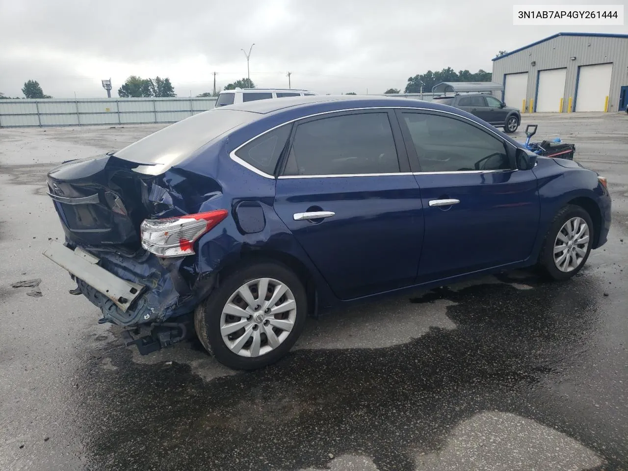 2016 Nissan Sentra S VIN: 3N1AB7AP4GY261444 Lot: 66035094