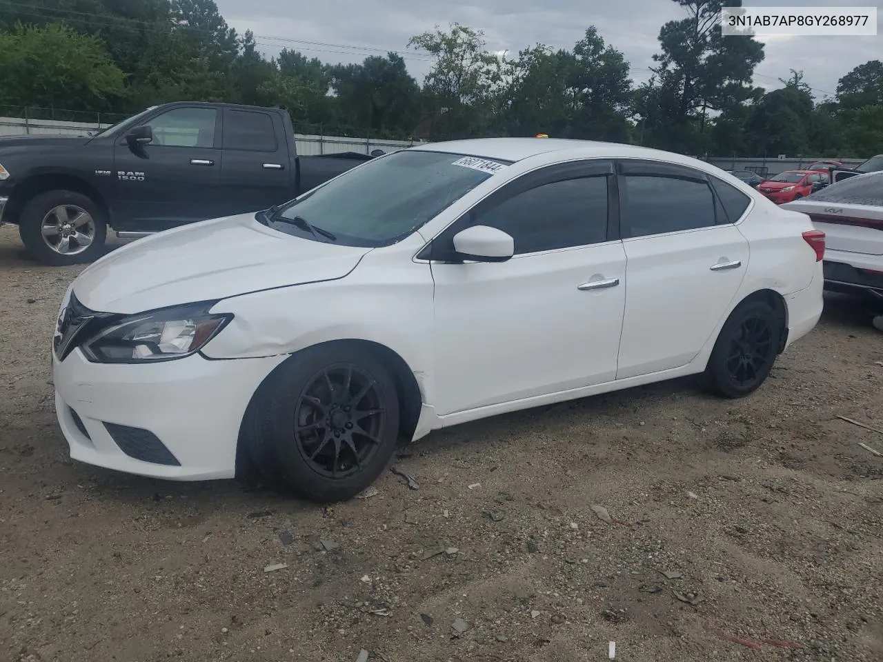 3N1AB7AP8GY268977 2016 Nissan Sentra S