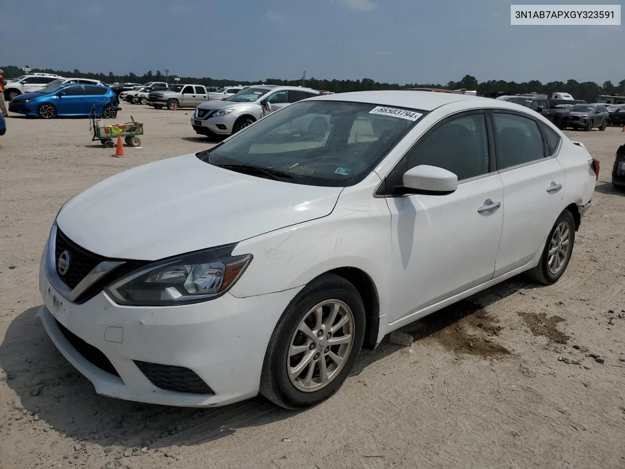 3N1AB7APXGY323591 2016 Nissan Sentra S