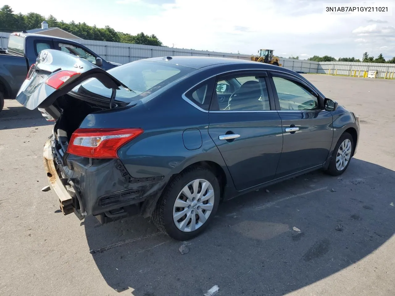 2016 Nissan Sentra S VIN: 3N1AB7AP1GY211021 Lot: 66593564