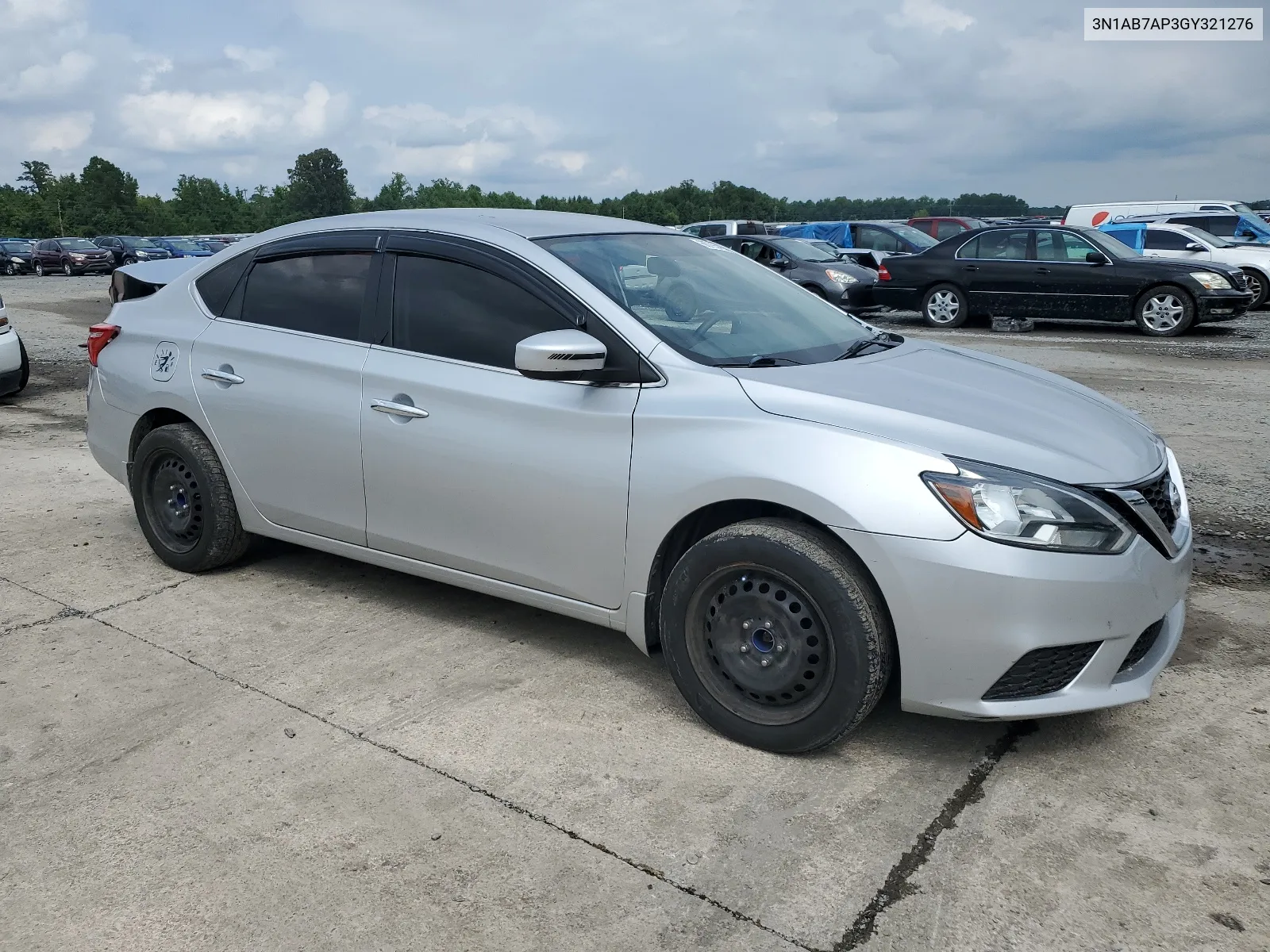 2016 Nissan Sentra S VIN: 3N1AB7AP3GY321276 Lot: 66795424