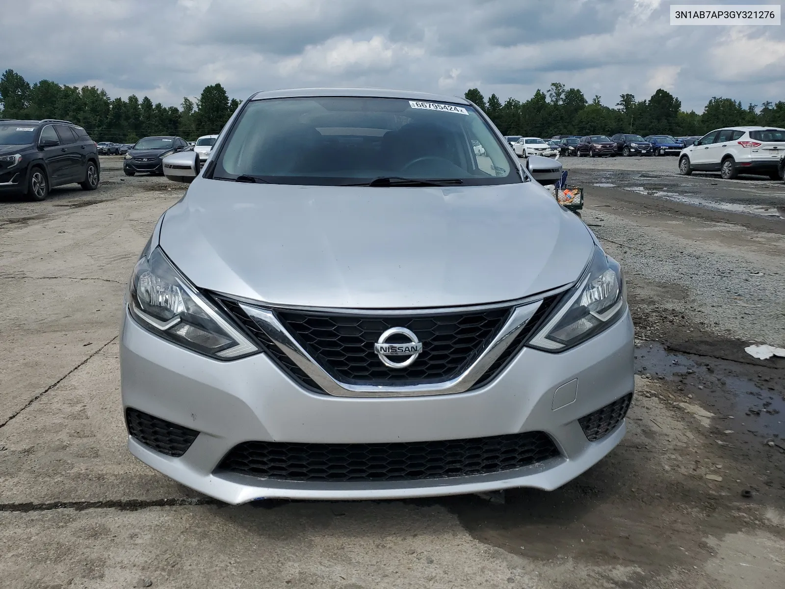 2016 Nissan Sentra S VIN: 3N1AB7AP3GY321276 Lot: 66795424