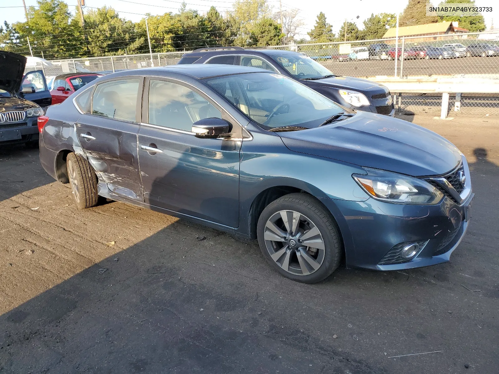 3N1AB7AP4GY323733 2016 Nissan Sentra S