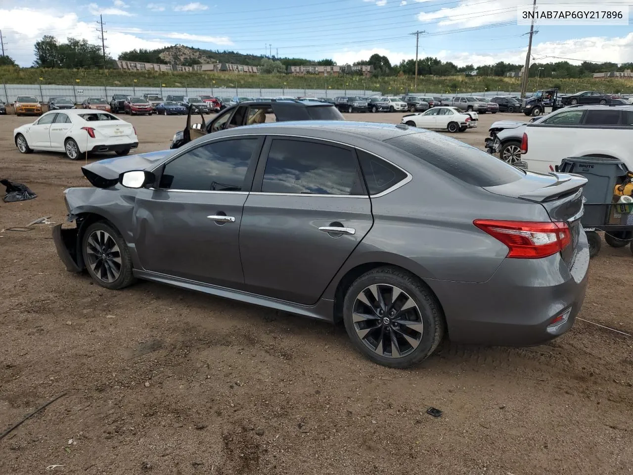 2016 Nissan Sentra S VIN: 3N1AB7AP6GY217896 Lot: 67186734