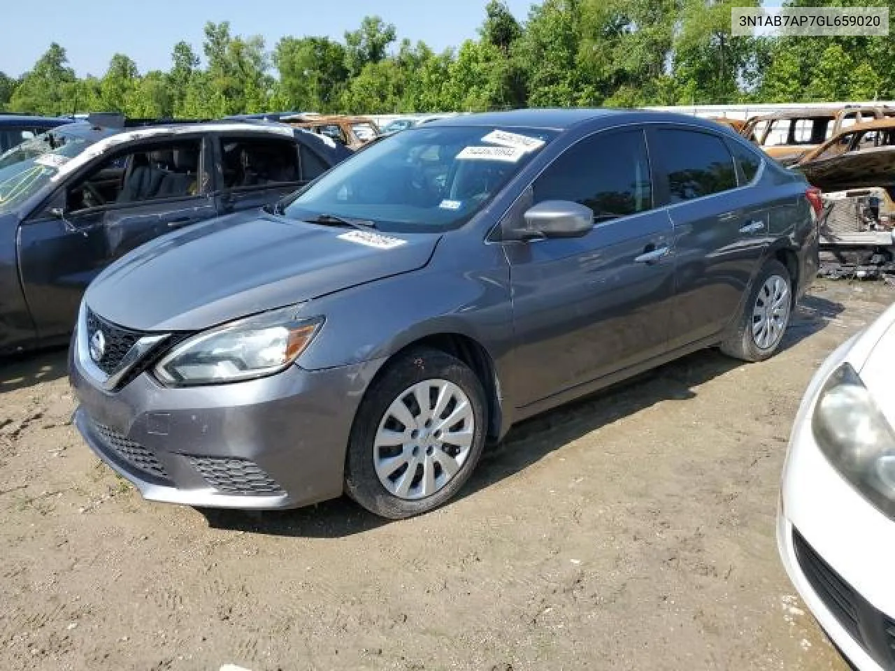 2016 Nissan Sentra S VIN: 3N1AB7AP7GL659020 Lot: 67279874