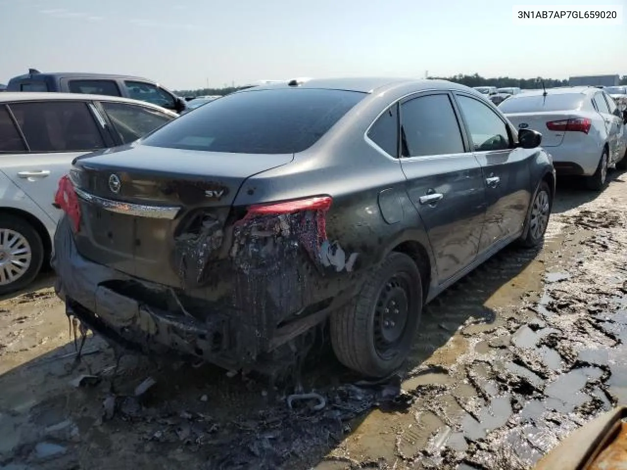 2016 Nissan Sentra S VIN: 3N1AB7AP7GL659020 Lot: 67279874