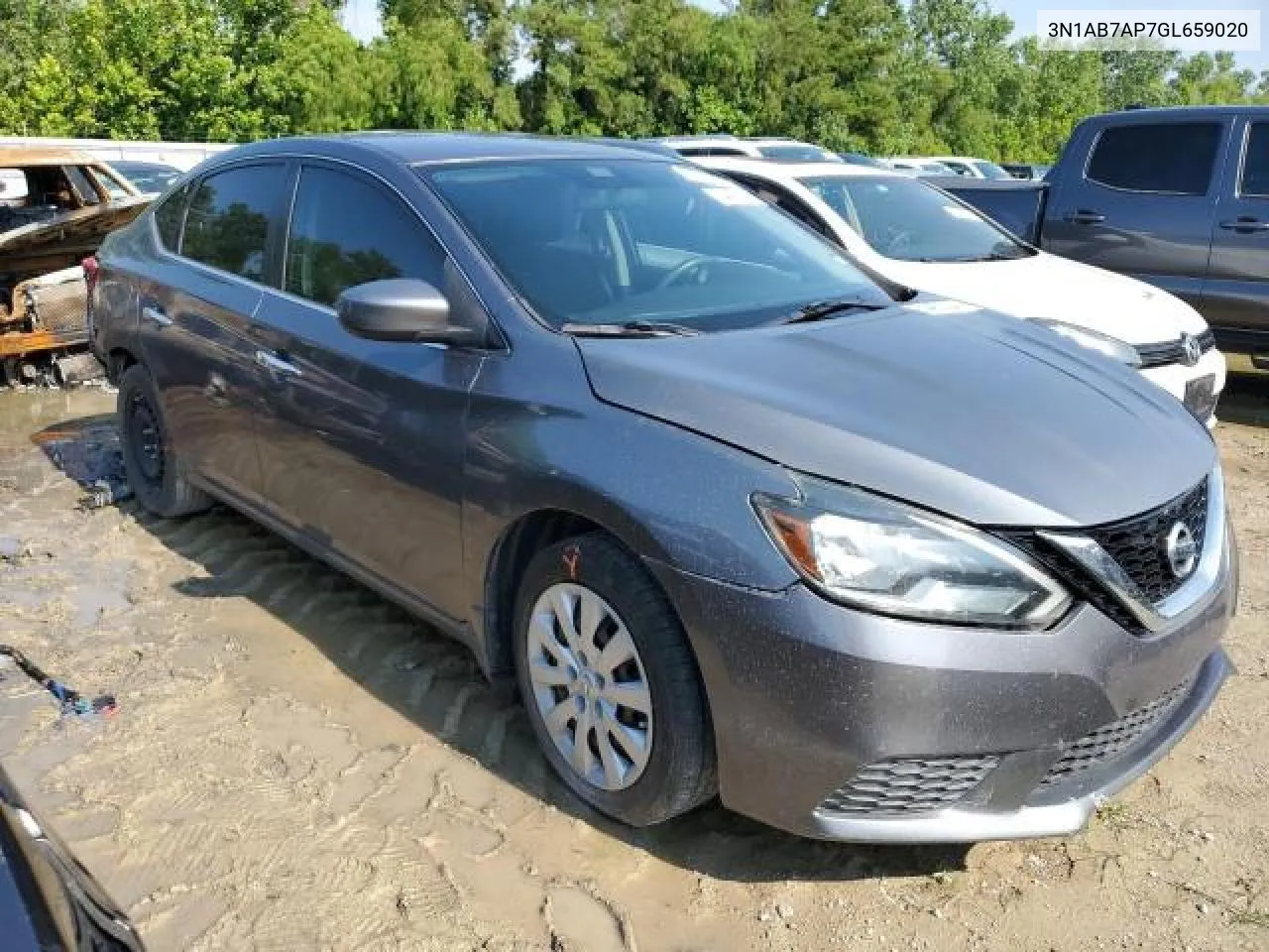 2016 Nissan Sentra S VIN: 3N1AB7AP7GL659020 Lot: 67279874