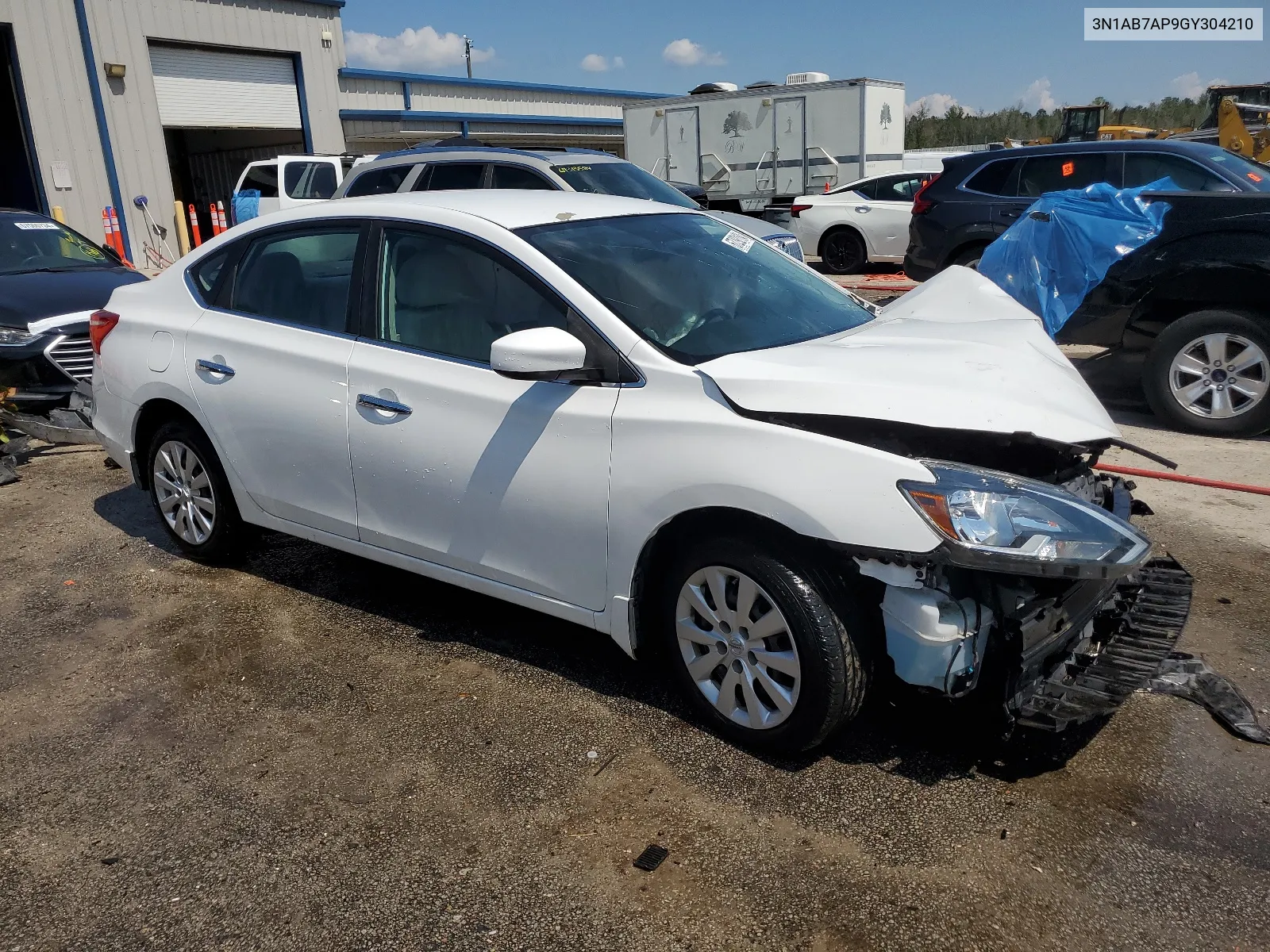 2016 Nissan Sentra S VIN: 3N1AB7AP9GY304210 Lot: 67292164