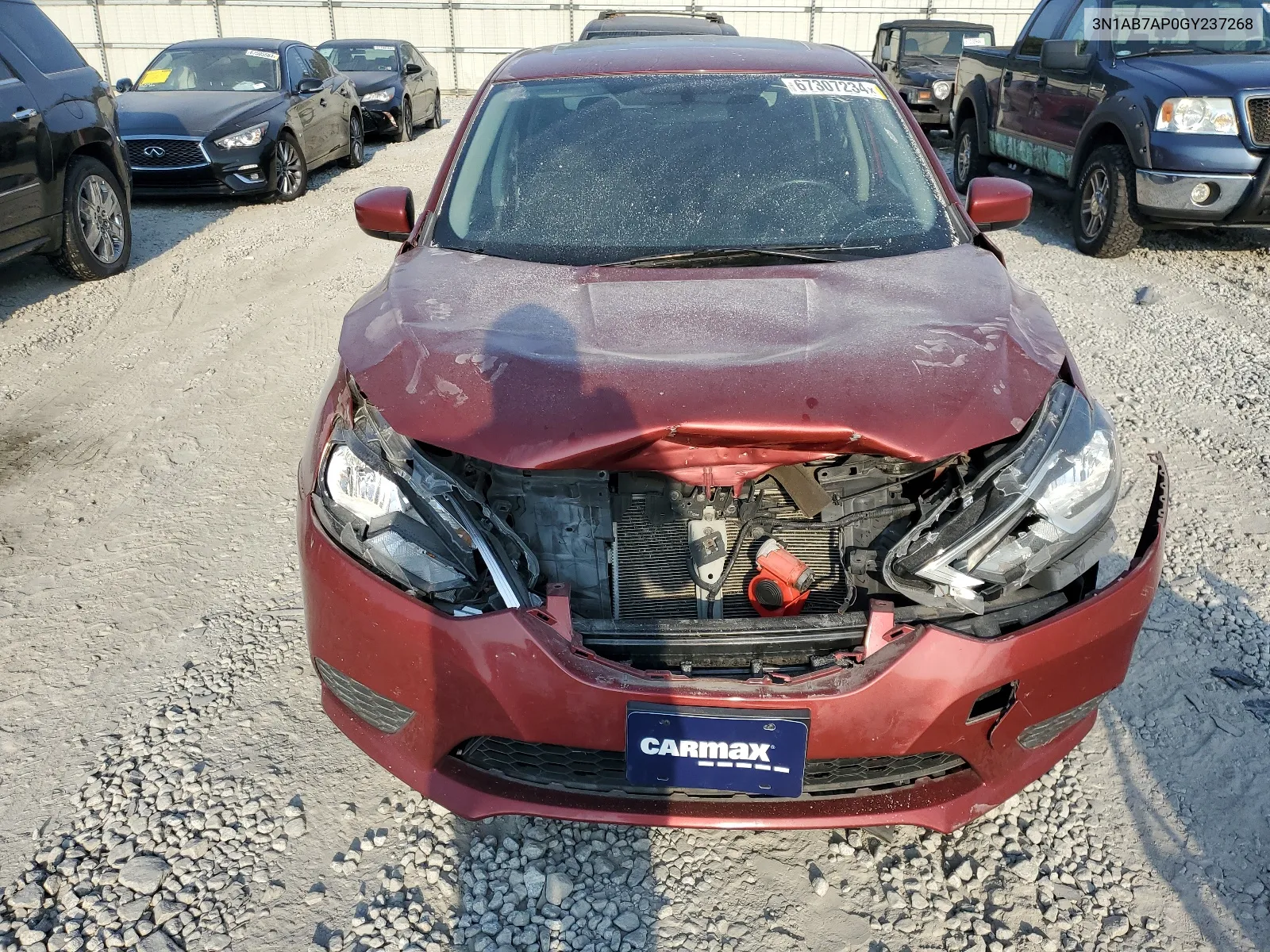 3N1AB7AP0GY237268 2016 Nissan Sentra S