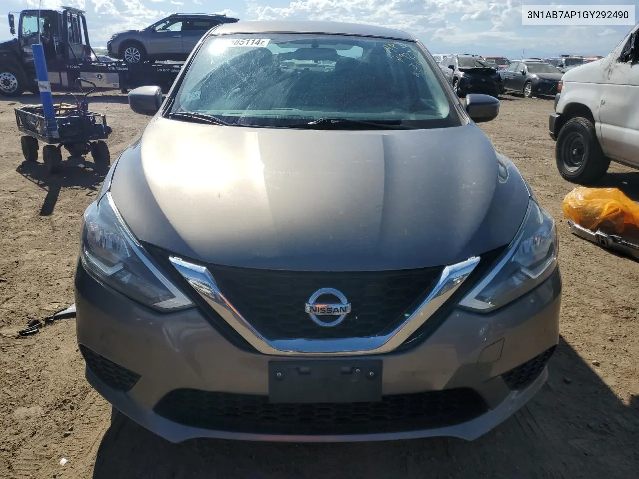 2016 Nissan Sentra S VIN: 3N1AB7AP1GY292490 Lot: 67585114