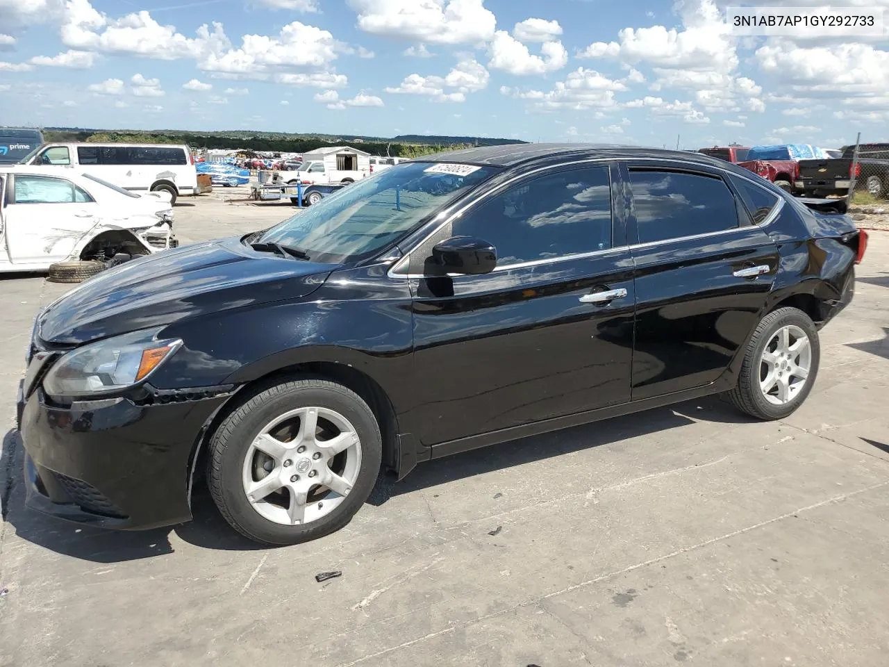 3N1AB7AP1GY292733 2016 Nissan Sentra S