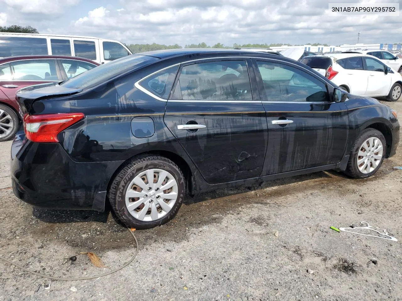 2016 Nissan Sentra S VIN: 3N1AB7AP9GY295752 Lot: 68027944