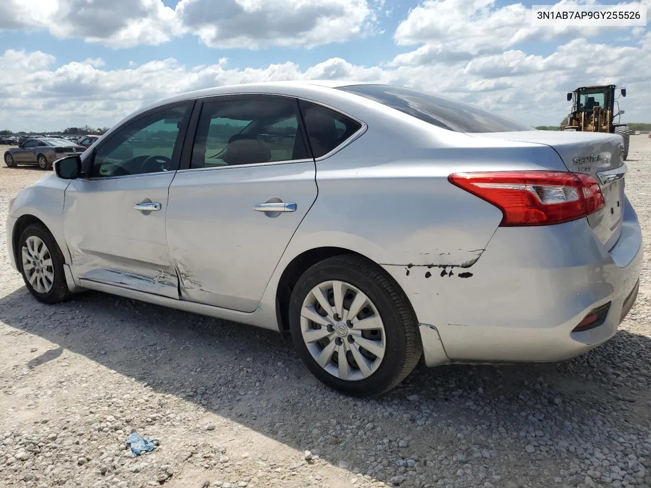 2016 Nissan Sentra S VIN: 3N1AB7AP9GY255526 Lot: 68575084