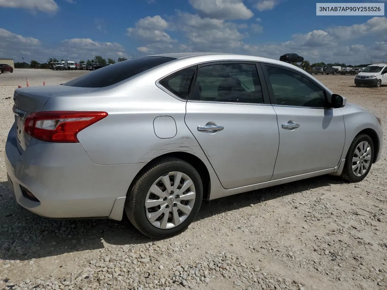 2016 Nissan Sentra S VIN: 3N1AB7AP9GY255526 Lot: 68575084