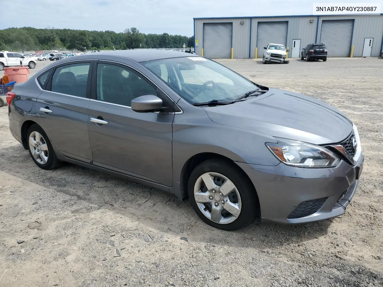 2016 Nissan Sentra S VIN: 3N1AB7AP4GY230887 Lot: 68735064