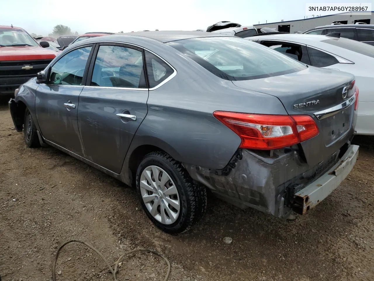 2016 Nissan Sentra S VIN: 3N1AB7AP6GY288967 Lot: 68826014