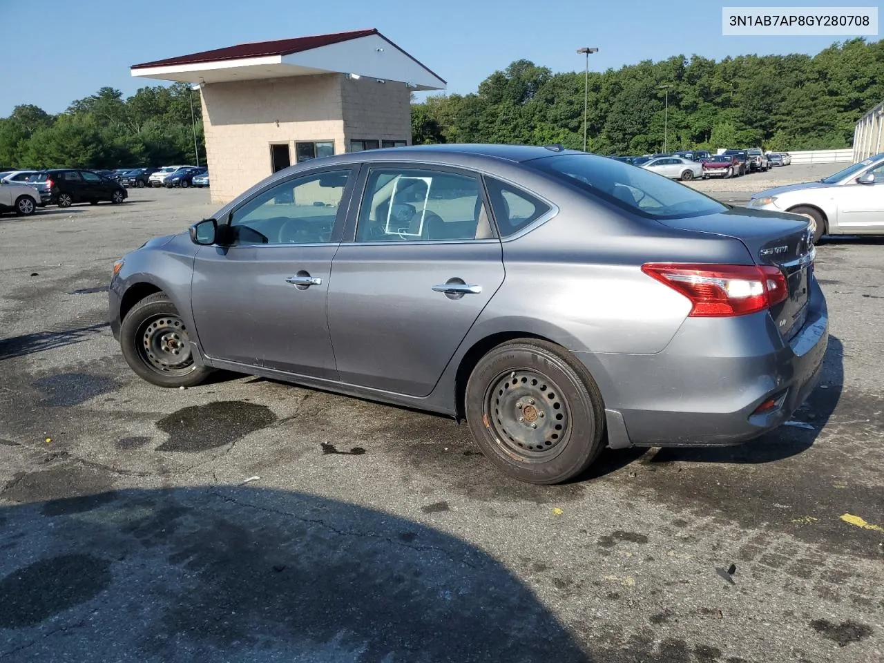 3N1AB7AP8GY280708 2016 Nissan Sentra S