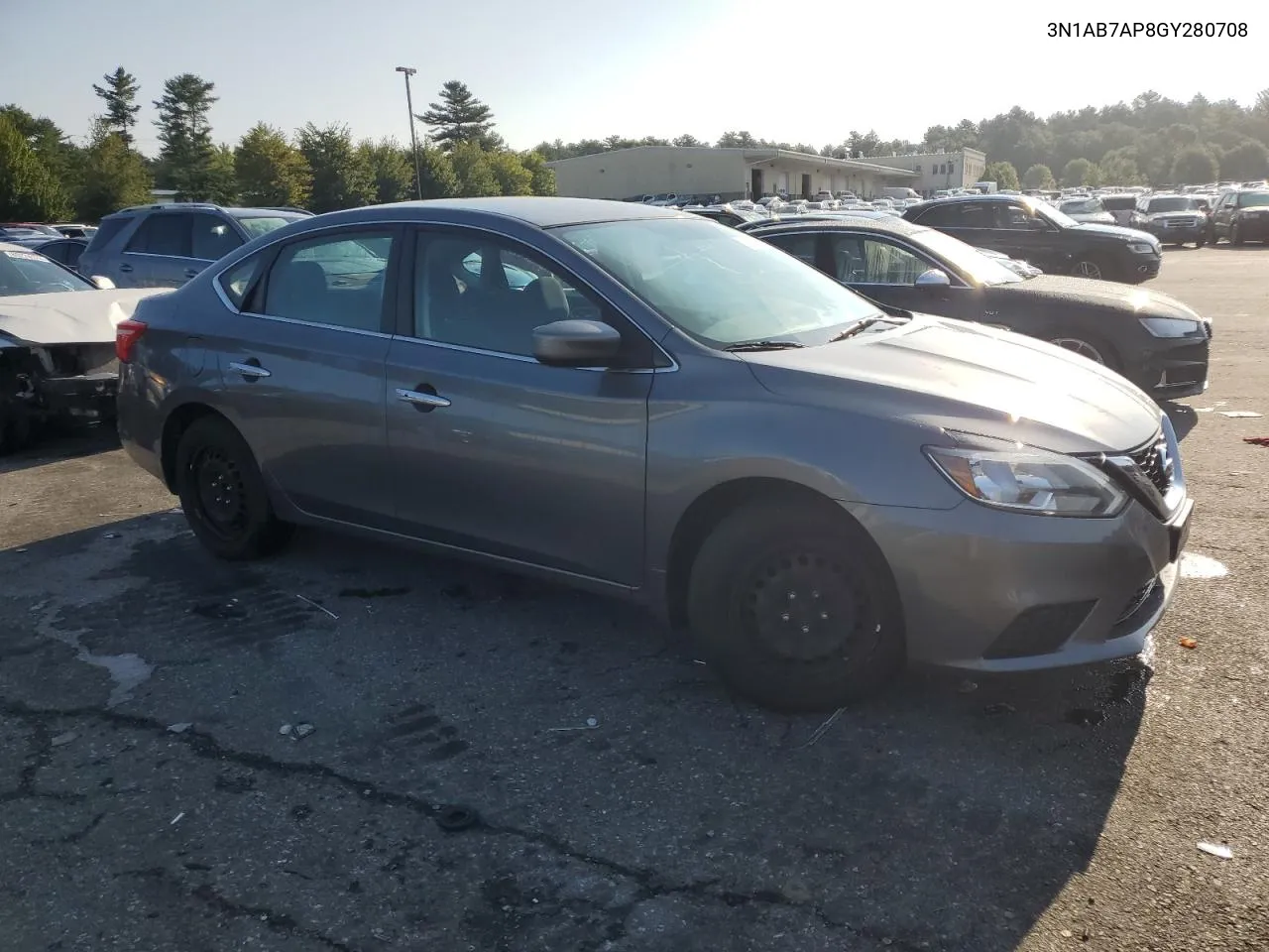 2016 Nissan Sentra S VIN: 3N1AB7AP8GY280708 Lot: 68981244