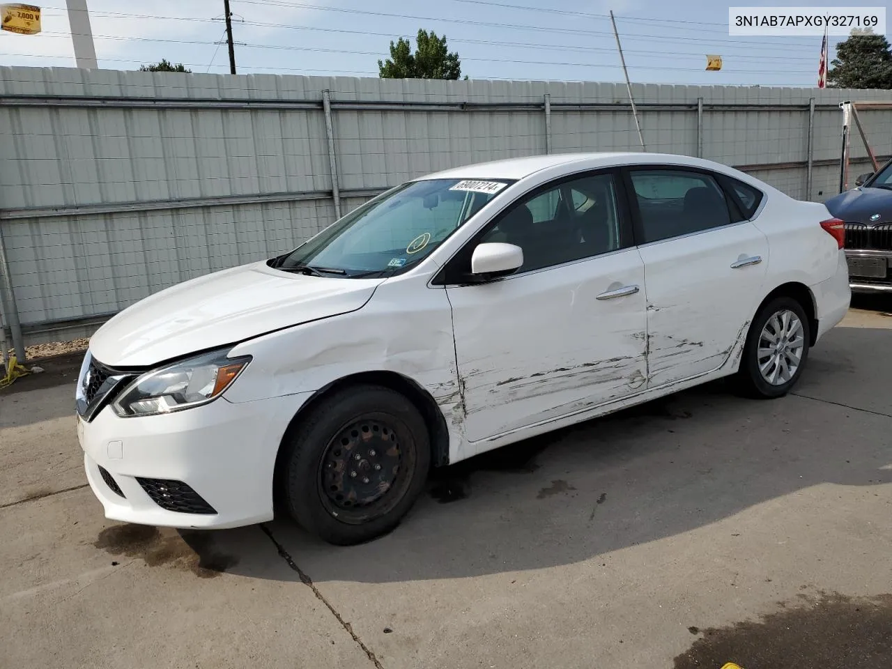 3N1AB7APXGY327169 2016 Nissan Sentra S