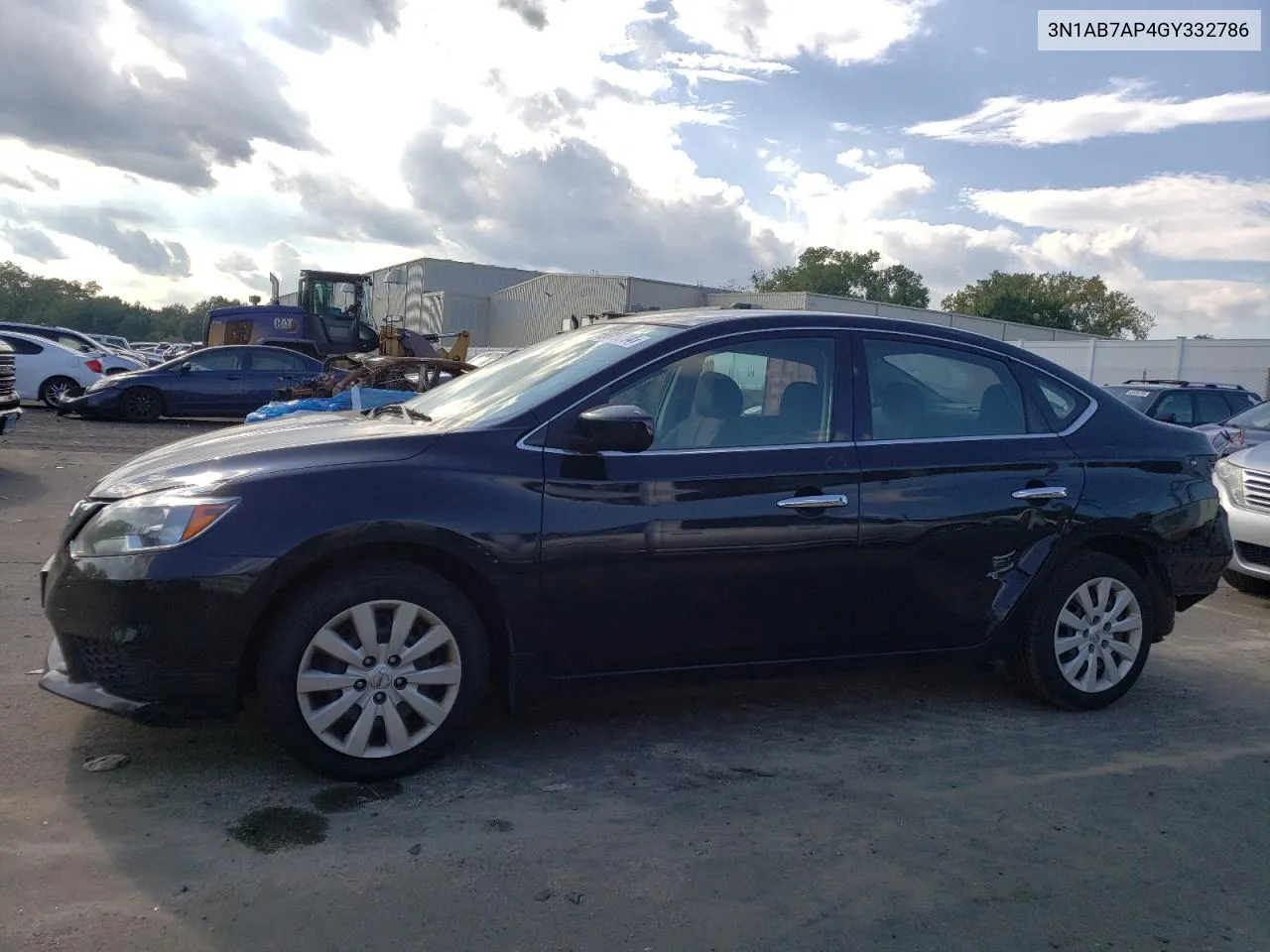 2016 Nissan Sentra S VIN: 3N1AB7AP4GY332786 Lot: 69080814