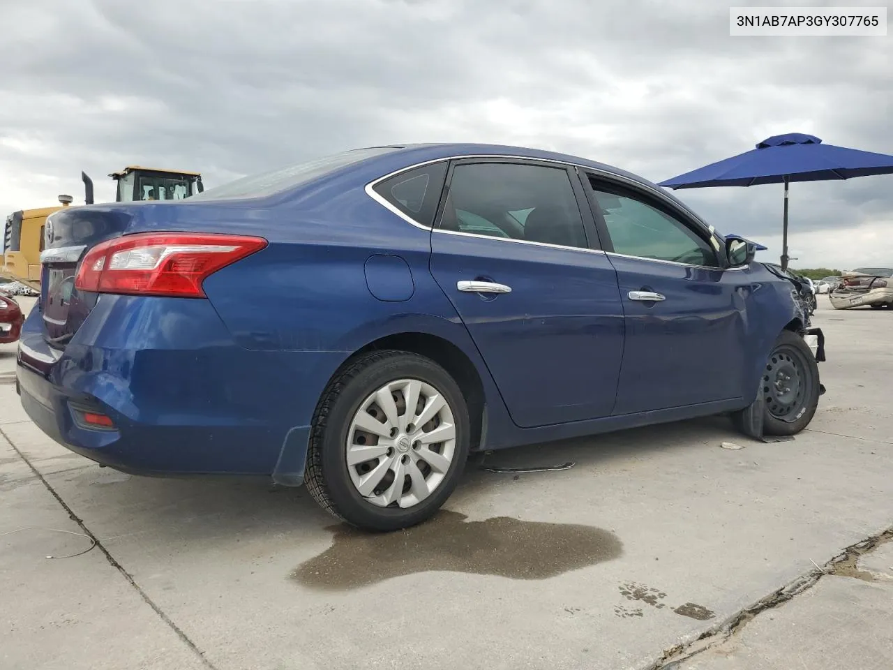 2016 Nissan Sentra S VIN: 3N1AB7AP3GY307765 Lot: 69170394