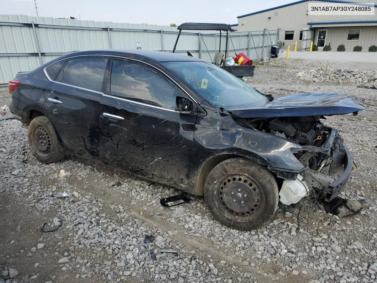 2016 Nissan Sentra S VIN: 3N1AB7AP3GY248085 Lot: 69309044