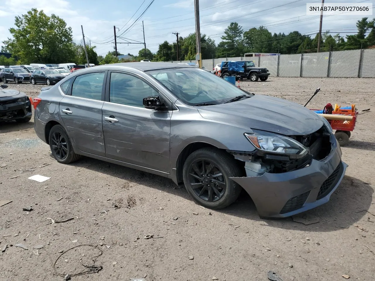 3N1AB7AP5GY270606 2016 Nissan Sentra S