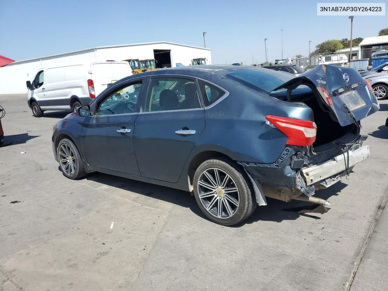 2016 Nissan Sentra S VIN: 3N1AB7AP3GY264223 Lot: 69497414