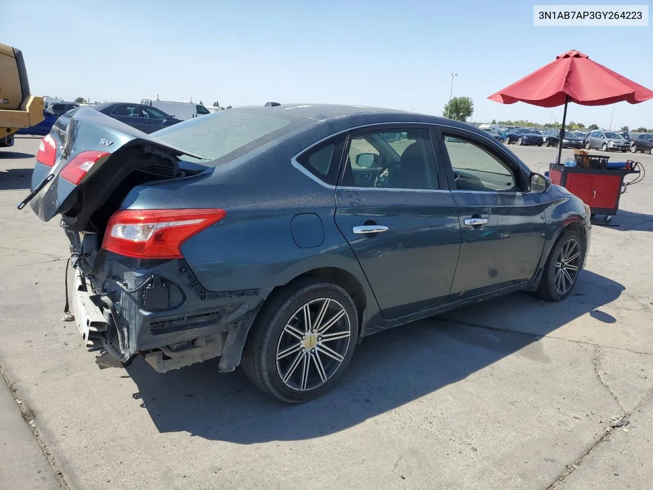 3N1AB7AP3GY264223 2016 Nissan Sentra S