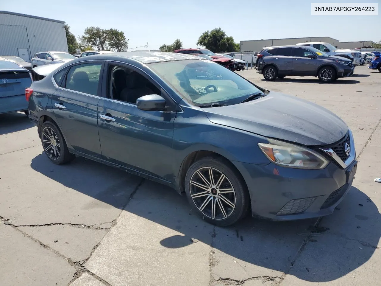 2016 Nissan Sentra S VIN: 3N1AB7AP3GY264223 Lot: 69497414