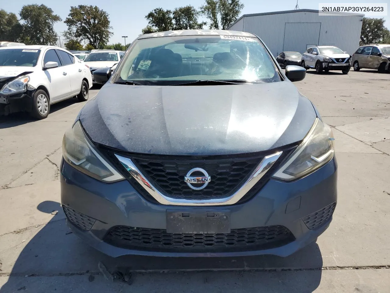 2016 Nissan Sentra S VIN: 3N1AB7AP3GY264223 Lot: 69497414