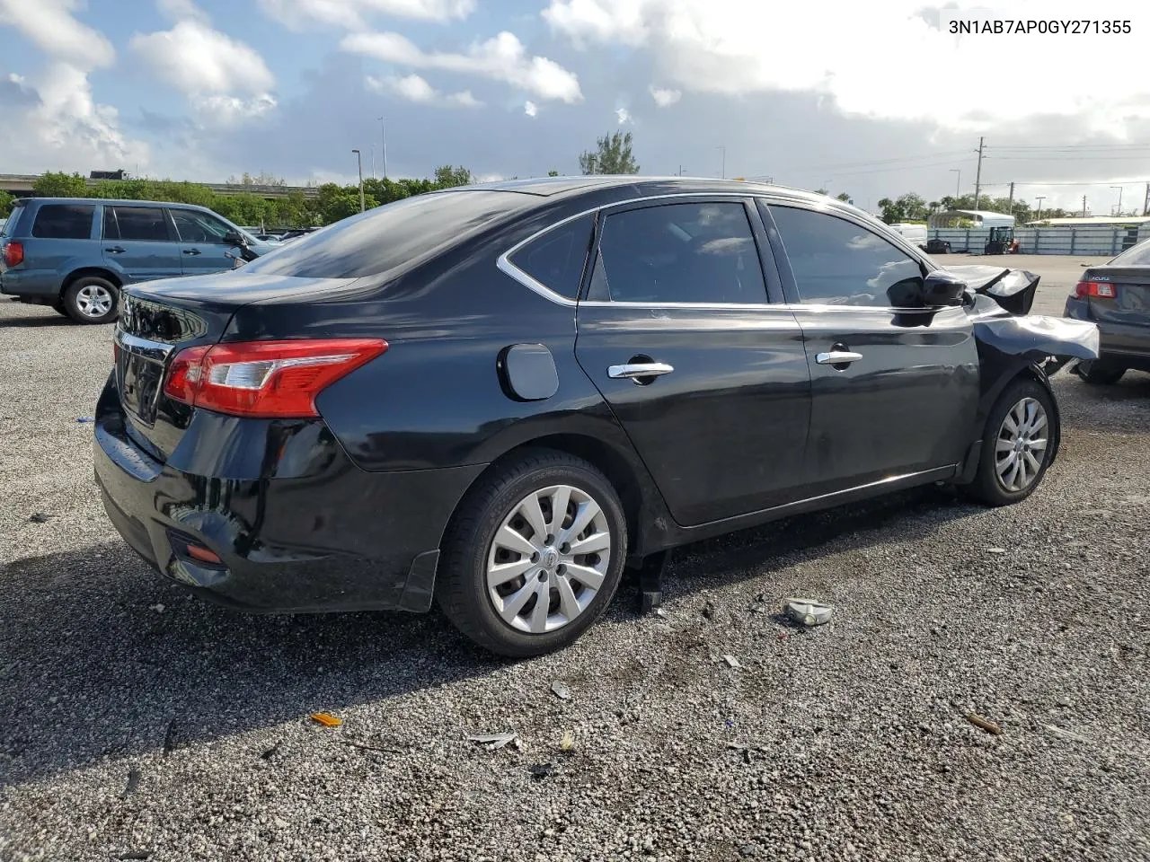 2016 Nissan Sentra S VIN: 3N1AB7AP0GY271355 Lot: 69660454