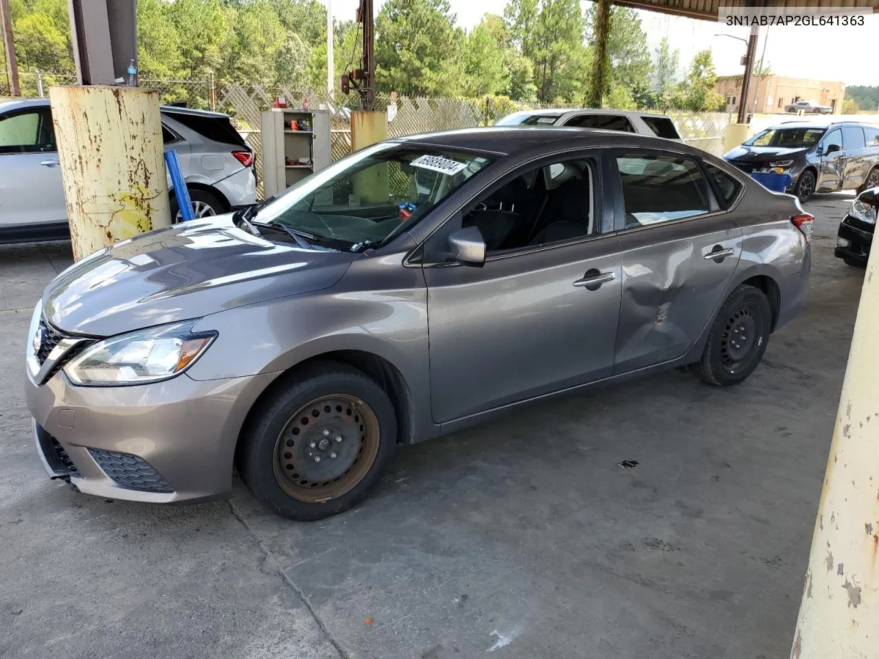 3N1AB7AP2GL641363 2016 Nissan Sentra S