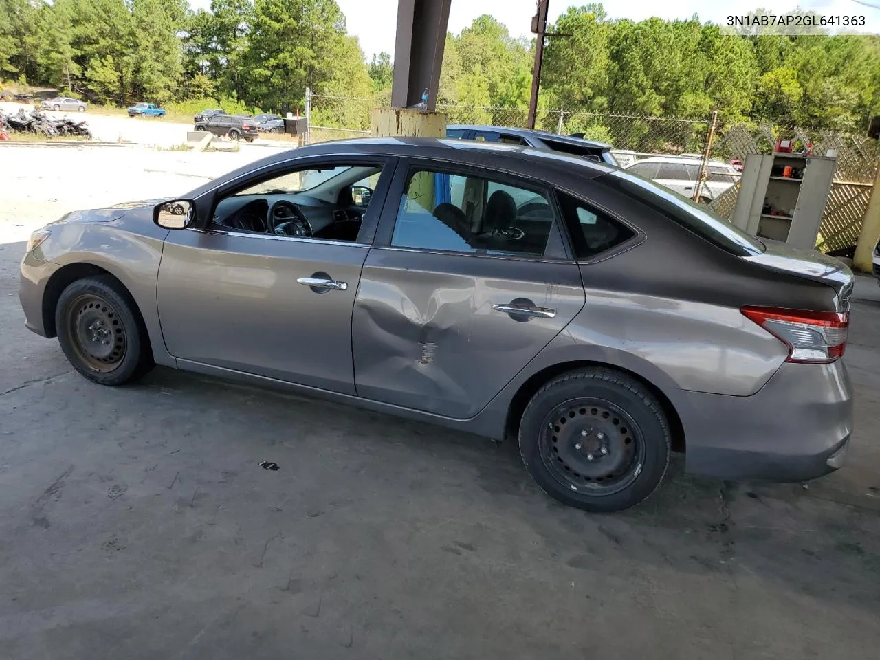 2016 Nissan Sentra S VIN: 3N1AB7AP2GL641363 Lot: 69889004