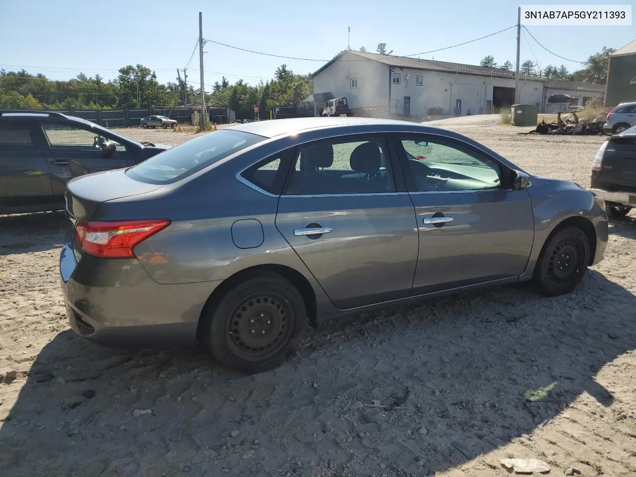 3N1AB7AP5GY211393 2016 Nissan Sentra S